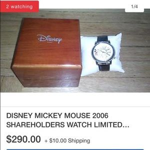 MOCKEY MOUSE LIKITED EDITION COLLECTIBLE WATCHES